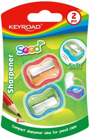 Temperówka plastikowa Seed pojedyncza 2szt