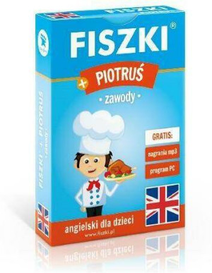 Fiszki obrazkowe. Gra Piotruś. Angielski dla dzieci. Zawody