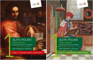 Pakiet: Język polski 1. Sztuka wyrazu. Podręcznik. Część 1-2. Zakres podstawowy i rozszerzony