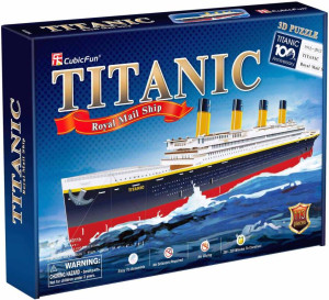 Puzzle 3D. Titanic duże