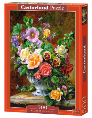 Puzzle 500. Kwiaty w wazonie B-52868