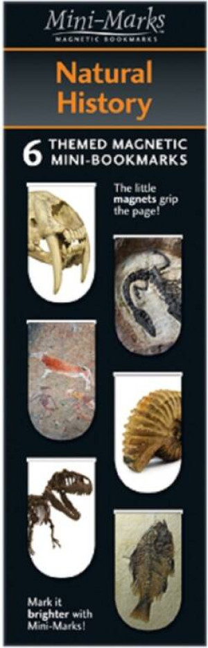 Zakładki magnetyczne Natural History 6 sztuk