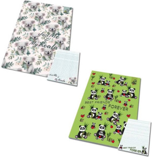 Notes A6/50K kratka poddruk Misie (10szt)