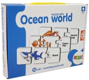 Puzzle edukacyjne ocean 10el