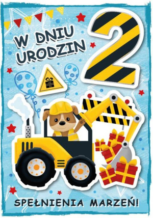 Karnet urodziny 2 B6 z kopertą