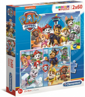 Clementoni. Puzzle 2x60. Paw Patrol