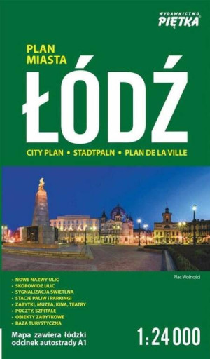 Łódź. Plan miasta 1:24 000