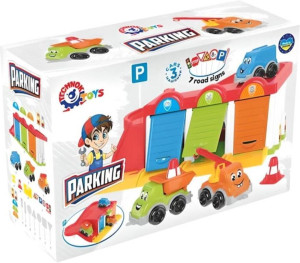 Parking z samochodzikami
