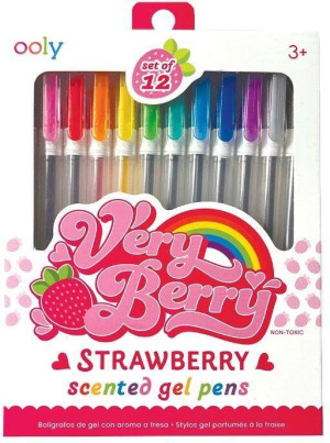 Długopisy żelowe pachnące Very Berry 12szt