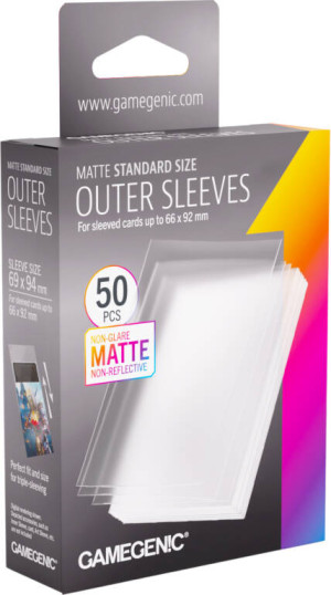 Gamegenic: Matte Outer Sleeves - Standard (69x94 mm) - 50 sztuk
