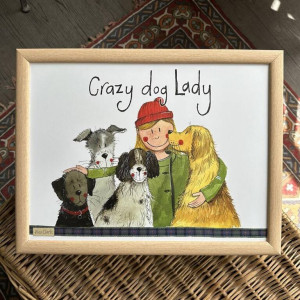 Podstawka pod laptopa. Crazy Dog Lady Psiara LP18
