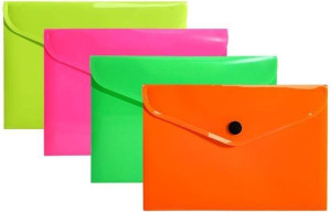Teczka koperta A6 PP neon (10szt)