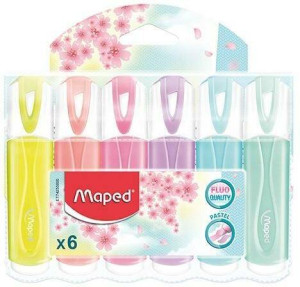 Zakreślacz Fluo Peps pastel 6 kolorów MAPED