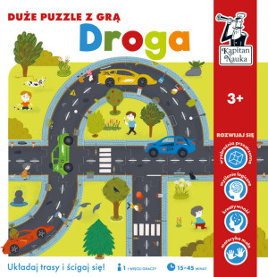 Droga. Duże puzzle z grą. Kapitan Nauka