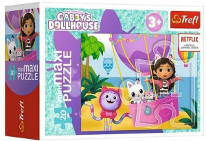 Puzzle 20 miniMaxi Kolorowy dzień Gabby 2 TREFL