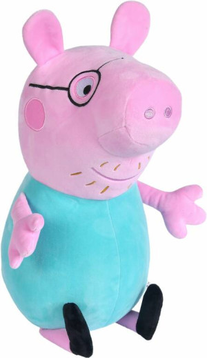 Świnka Peppa. Maskotka pluszowa Tata 37cm