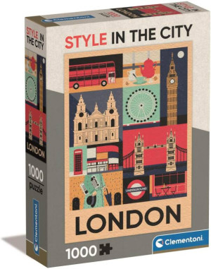 Clementoni. Puzzle 1000. Compact London