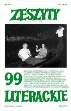 Zeszyty literackie 99 3/2007