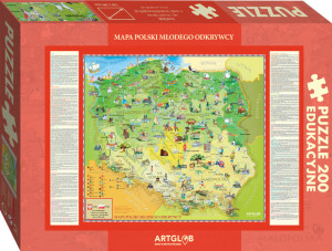 Puzzle 200. Polska Młodego Odkrywcy