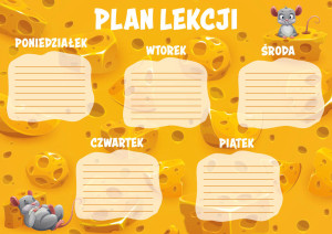 Plan lekcji. Ser