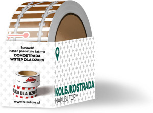 Kolejkostrada naklejane tory