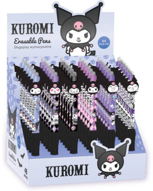 Długopis wymazywalny automatyczny grip Kuromi 1szt.mix