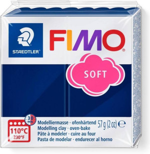 Masa termoutwardzalna Fimo 57g granatowy