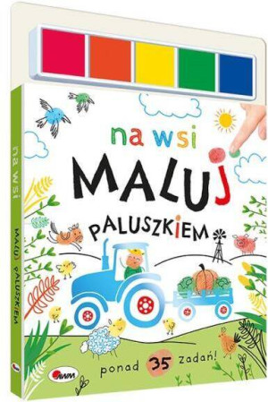 Na wsi. Maluj paluszkiem