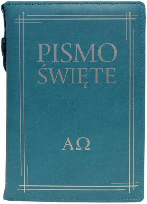 Pismo Święte w etui. Turkusowe