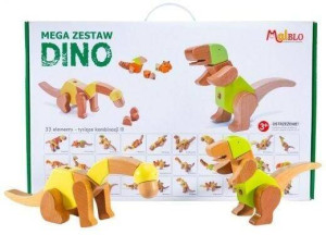 Mega zestaw Dino 33el