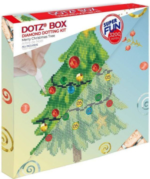 Diamond Dotz - Box Merry Christmas Tree
