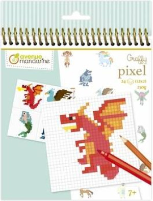 Kolorowanki pixel Stworzenia fantasyi