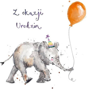 Kartka KW okolicznościowa Urodziny