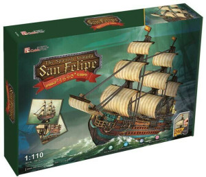 Puzzle 3D Żaglowiec San Felipe