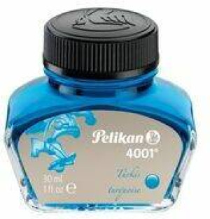 Atrament Pelikan 4001. Turkusowy. 30 ml.