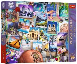 Puzzle 500 Tea Time: Wspomnienia z podróży TREFL