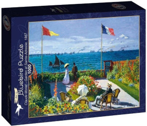 Puzzle 1000 Ogród z widokiem na morze Claude Monet