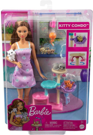 Barbie Lalka z kotkami Kocia wieża