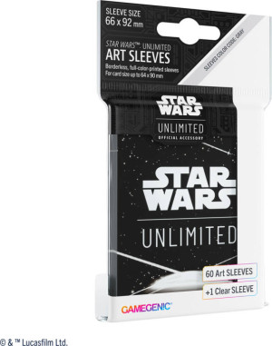 Gamegenic: Star Wars Unlimited - Art Sleeves - Card Back White
