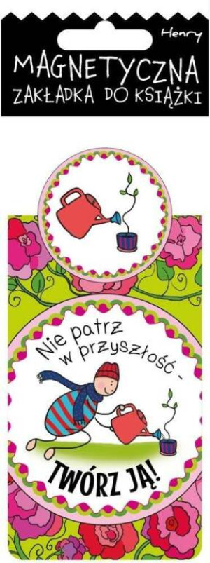 Magnetyczna zakładka do książki. Nie patrz w przyszłość