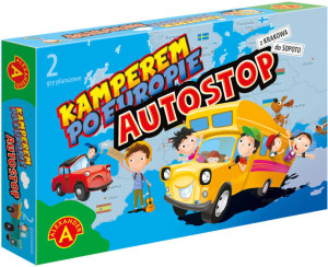 Gra 2w1. Kamperem po Europie. Autostop
