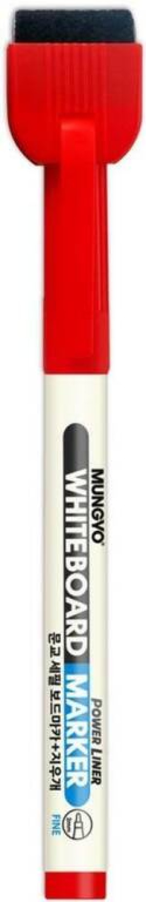 Marker suchościeralny mini z gąbką czerw