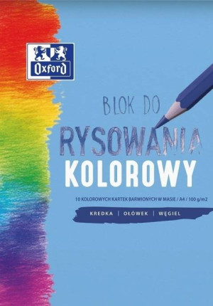 Blok rysunkowy Oxford: A4, 10k - kolorowy