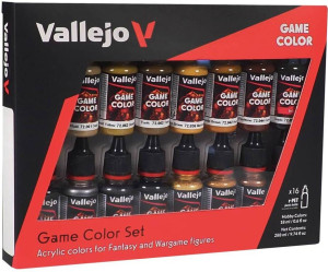 Vallejo: 72.189 - Game Color - Leather & Metal (16 x 18 ml)