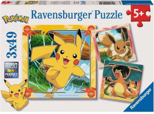 Puzzle 3x49 Pokemon