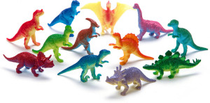 DINOZAUR 12SZT 29X4X4 MIX TUB