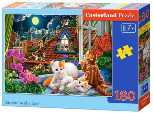 Puzzle 180 Kittens on the Roof CASTOR