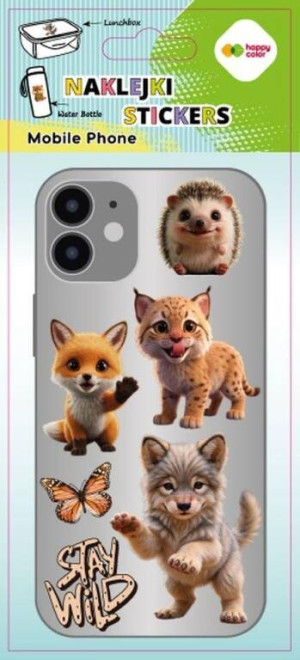 Naklejki Wild Animals 90x205 HAPPY COLOR