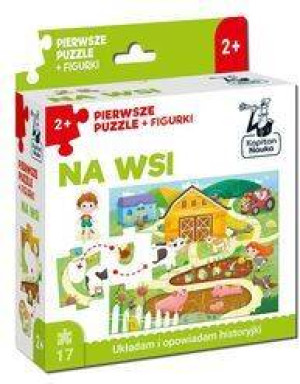 Na wsi. Pierwsze puzzle + figurki. Kapitan Nauka