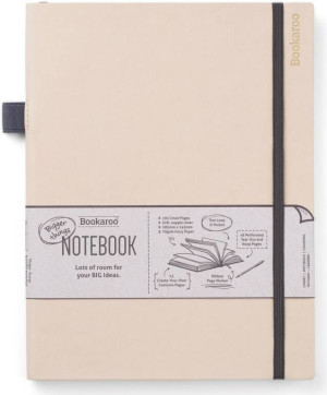 Bookaroo. Notatnik Journal duży. Kremowy